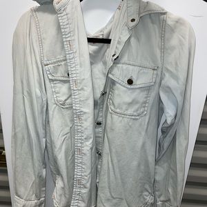 Button up oversized shirt